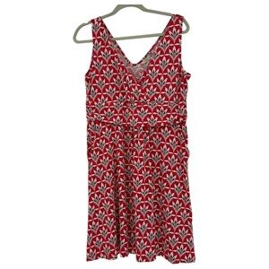 NEW Boden Effie Palm Print Jersey Dress Size 12P
